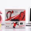 Ακουστικά Bluetooth Άθλησης Bluetooth Stereo Wireless Sports Headset BT13 (Red)  ΚΟΚΚΙΝΟ ΧΡΩΜΑ